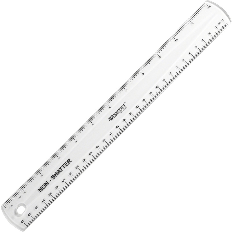 Acme United 12 Shatterproof Ruler – ACM13862