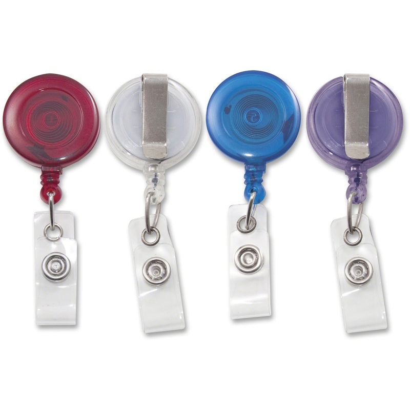 Advantus Retracting ID Card Reel with Belt Clip – AVT75464