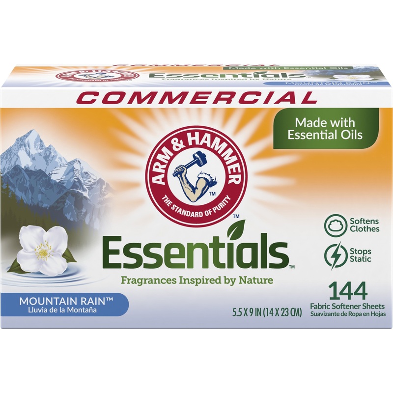 Arm & Hammer Essentials Fabric Softener Sheets – CDC3320000102