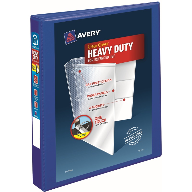 Avery Heavy-Duty View Binders – Locking One Touch EZD Rings – AVE79772