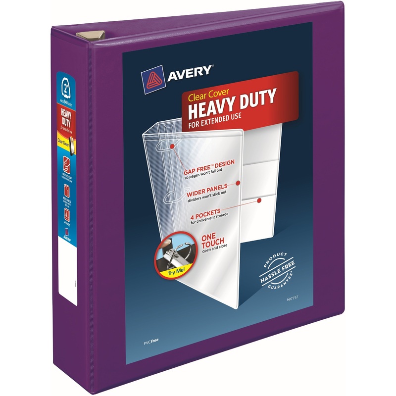 Avery Heavy-Duty View Binders – Locking One Touch EZD Rings – AVE79777