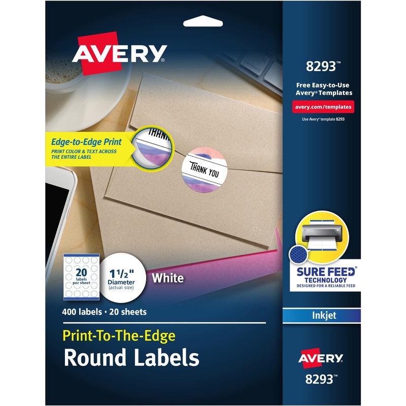 Avery High Visibility Round Labels – AVE8293