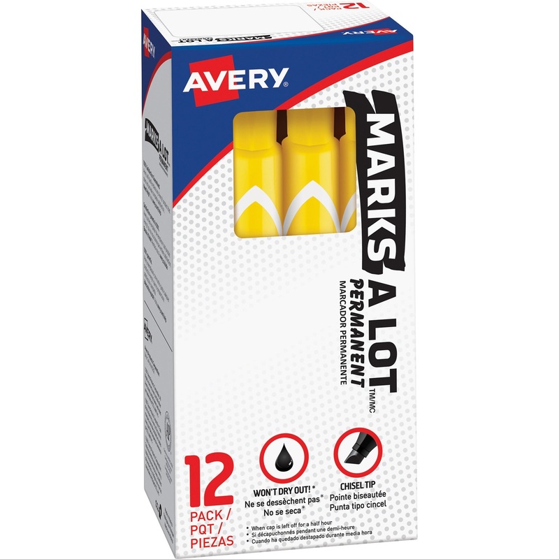 Avery Large Desk-Style Permanent Markers – AVE08882