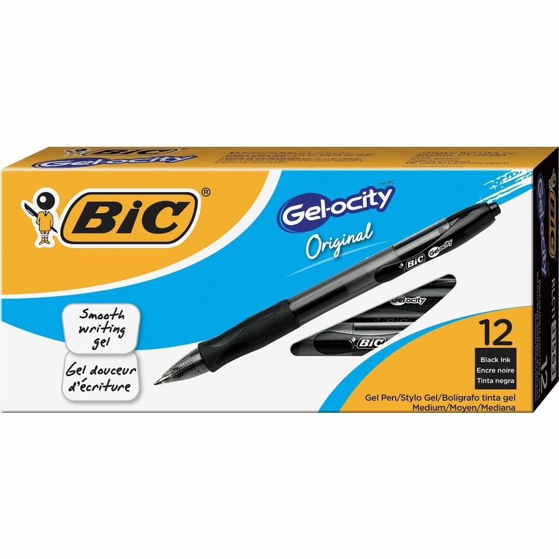 BIC Gel Retractable Pens – BICRLC11BK