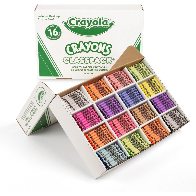 Crayola 16-Color Crayon Classpack – CYO528016