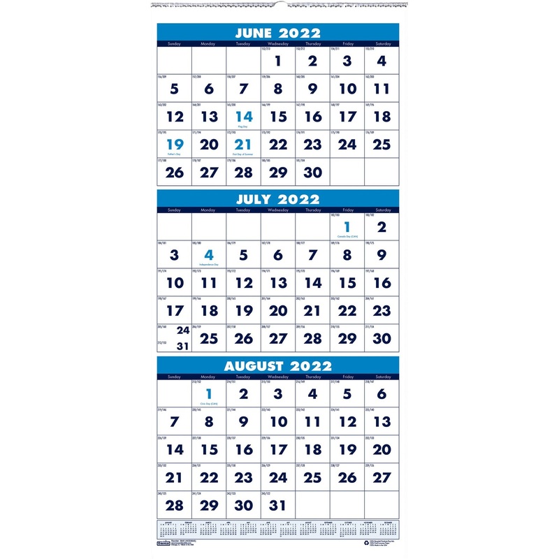 House of Doolittle Three-month Vertical Academic Wall Calendar – HOD3645