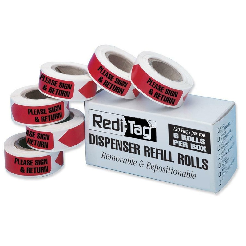 Redi-Tag Sign/Return Refill Flags – RTG91037