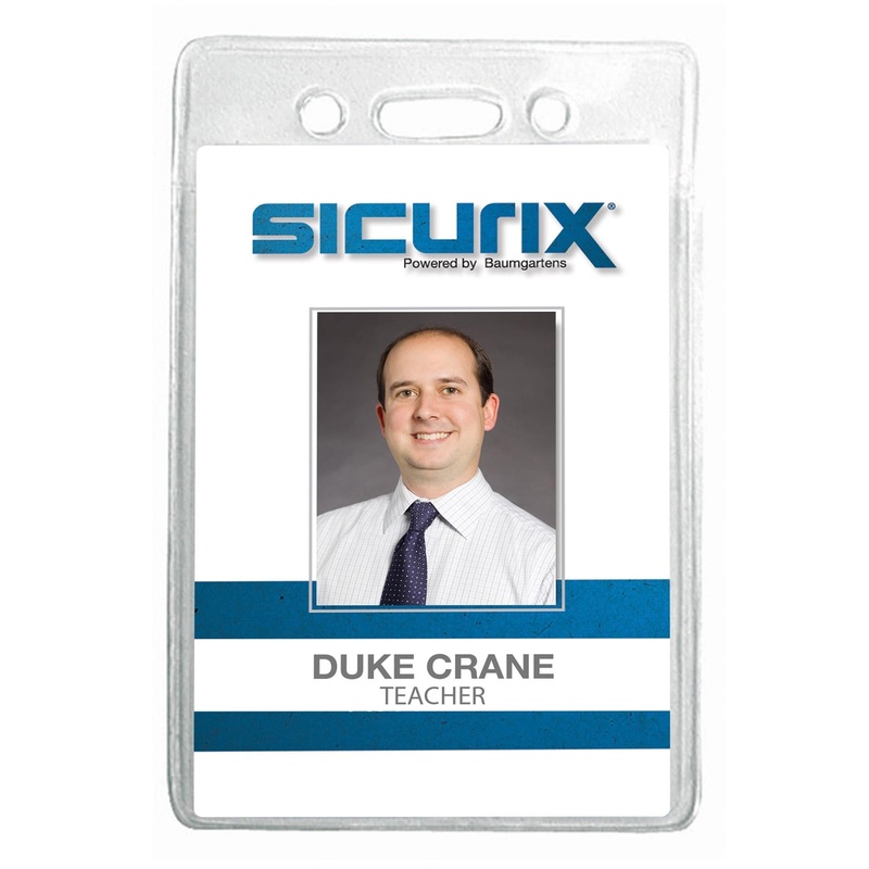 SICURIX ID Badge Holder – Vertical – BAU67820