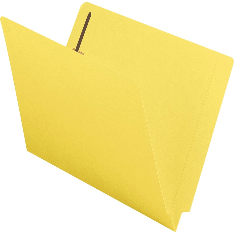 Smead Colored Straight Tab Cut Letter Recycled Fastener Folder – SMD25940