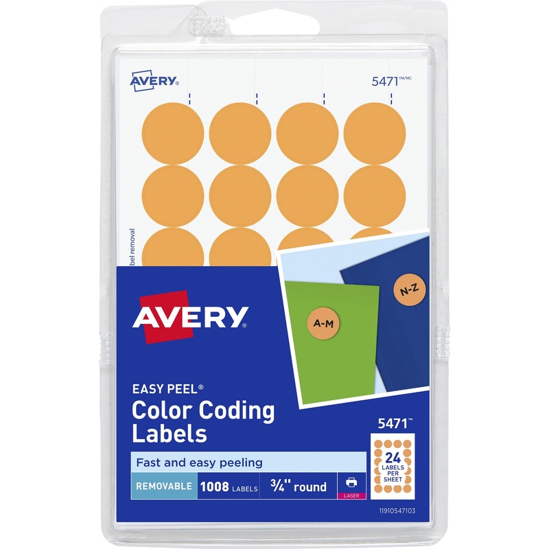 Avery Color-Coding Labels – AVE05471