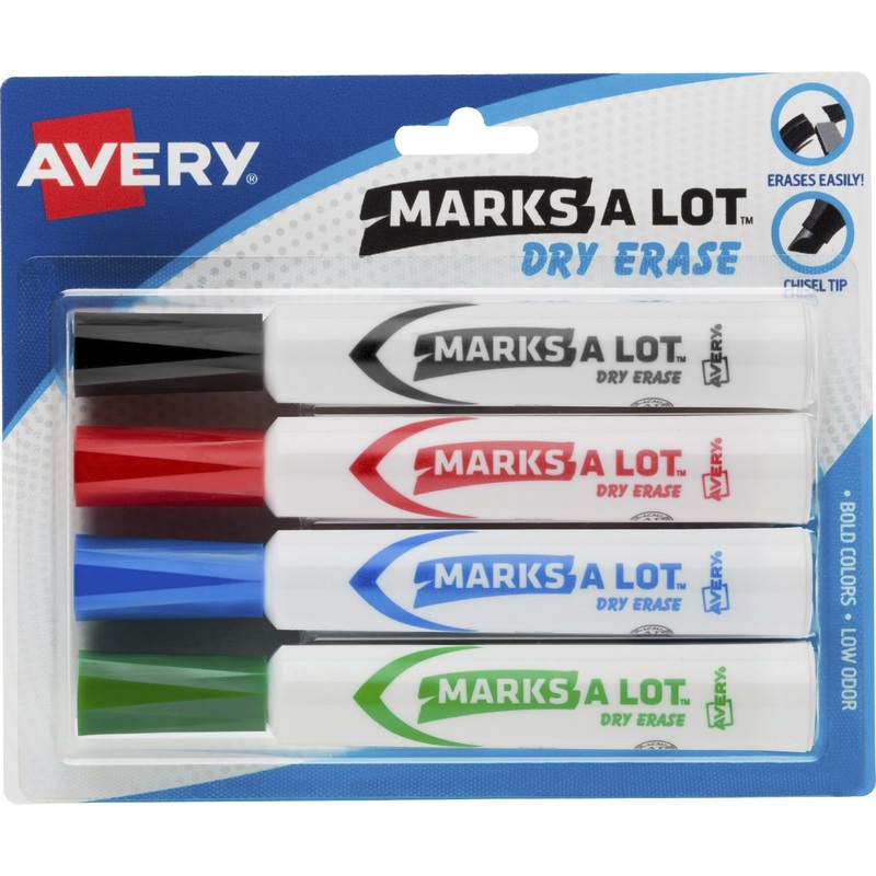 Avery Marks A Lot Desk-Style Dry-Erase Markers – AVE24409