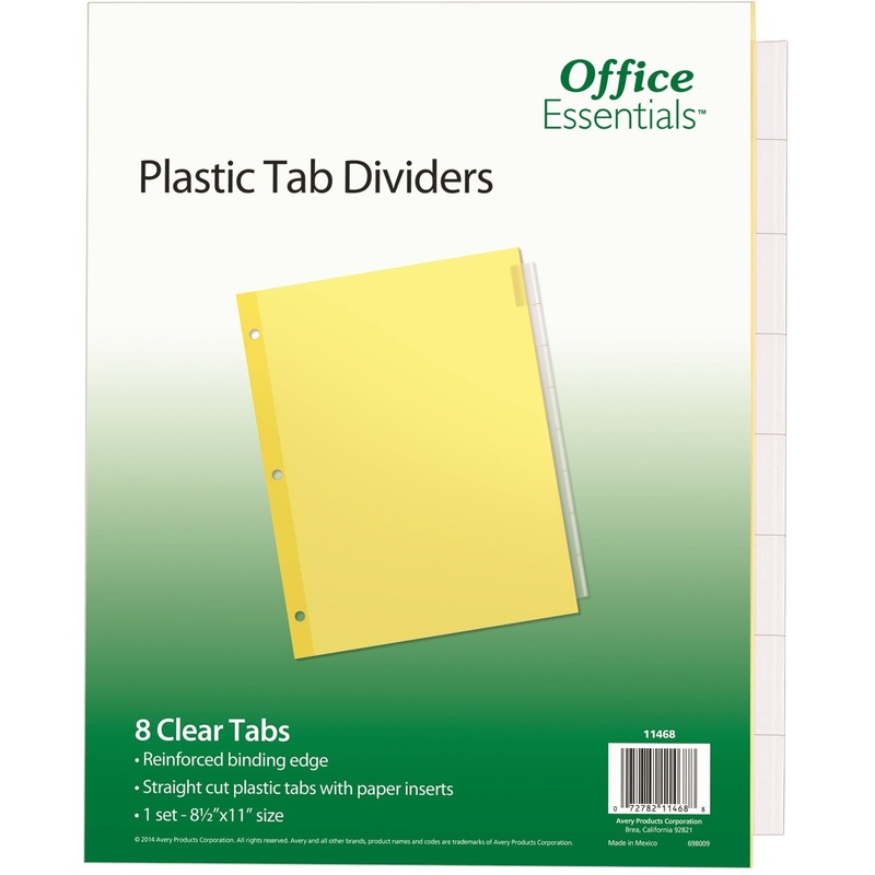 Avery Office Essentials Insertable Dividers – AVE11468