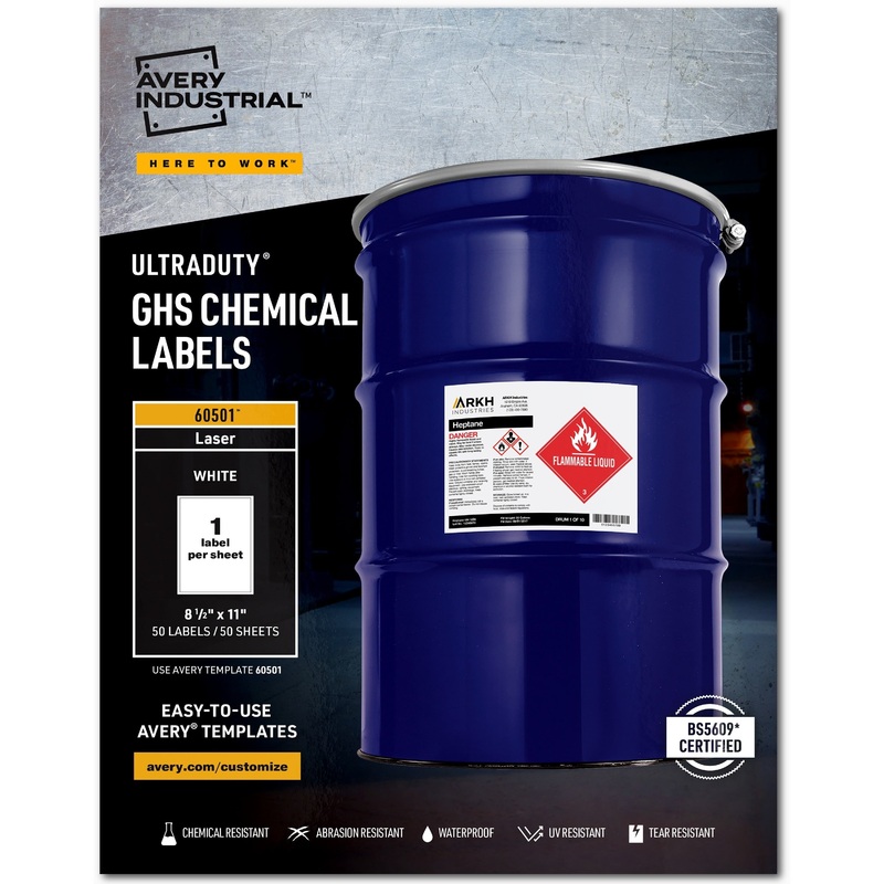 Avery UltraDuty Warning Label – AVE60501