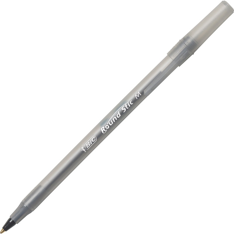BIC Round Stic Ballpoint Pen – BICGSM240BK