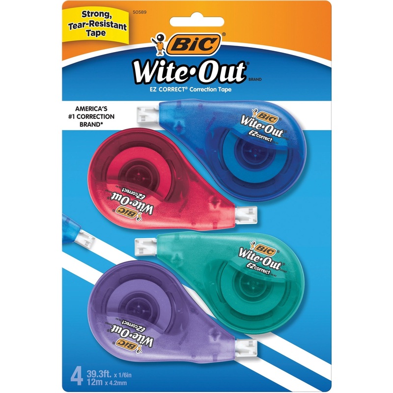BIC Wite-Out EZ CORRECT Correction Tape – BICWOTAPP418