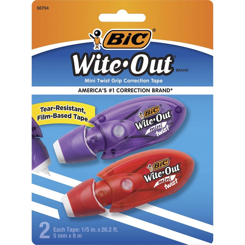 BIC Wite-Out Mini Correction Tape 2-pack – BICWOMTP21