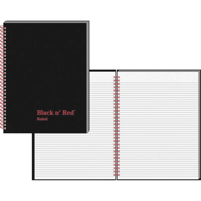 Black n’ Red Hardcover Business Notebook – JDKK67030