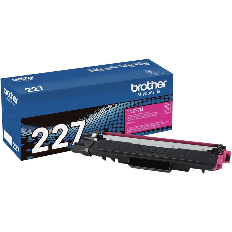 Brother Genuine TN-227M High Yield Magenta Toner Cartridge – BRTTN227M