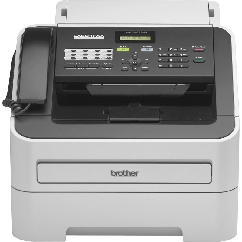Brother IntelliFAX FAX-2940 Laser Multifunction Printer – Monochrome – Gray – BRTFAX2940