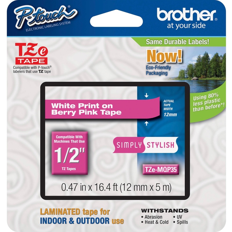 Brother P-Touch TZe Laminated Tape – BRTTZEMQP35
