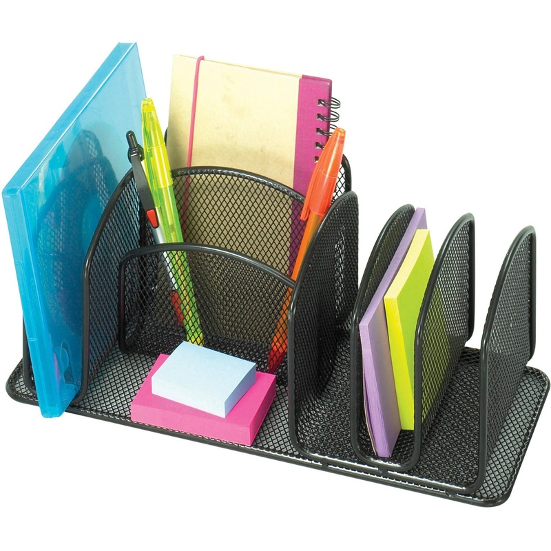 Safco Onyx Deluxe Desktop Organizer – SAF3251BL
