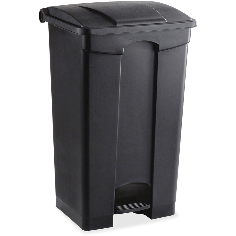 Safco Plastic Step-on Waste Receptacle – SAF9923BL
