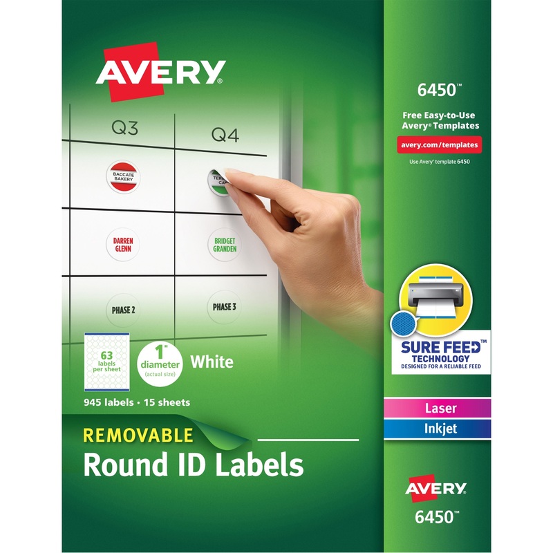 Avery Multiuse Removable Labels – AVE6450