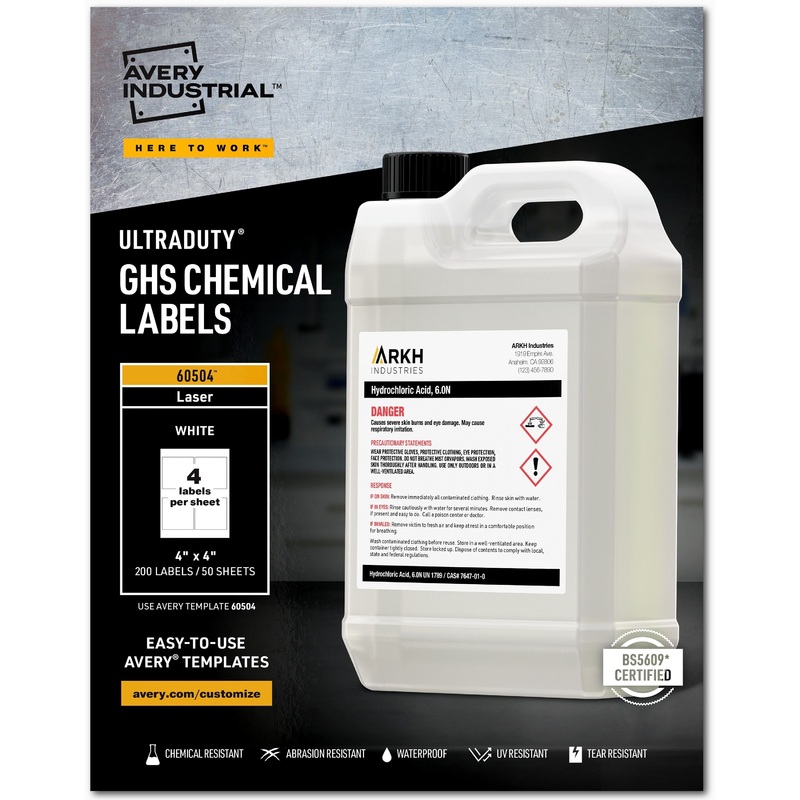 Avery UltraDuty Warning Label – AVE60504