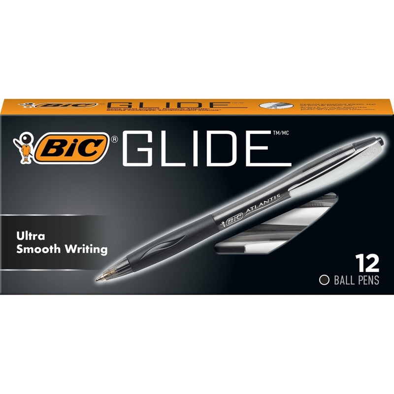 BIC Glide Retractable Pens – BICVCG11BK
