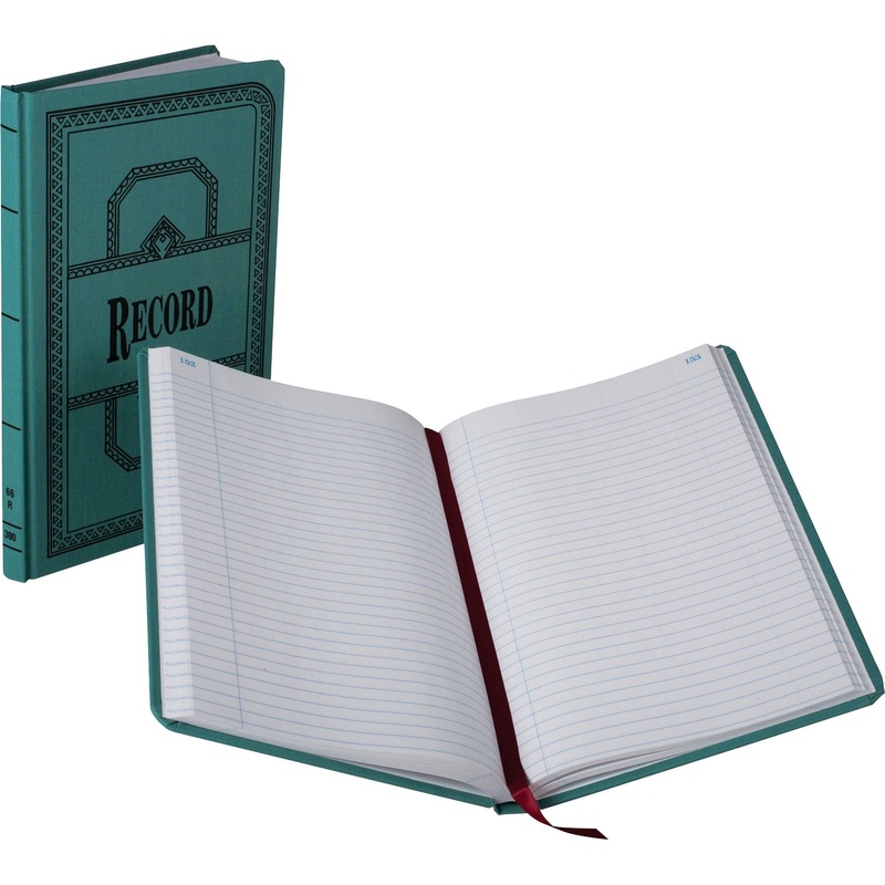 Boorum & Pease Boorum 66 Series Blue Canvas Record Books – BOR66300R