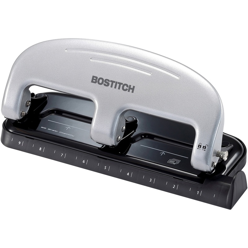 Bostitch EZ Squeeze 20 Three-Hole Punch – ACI2220