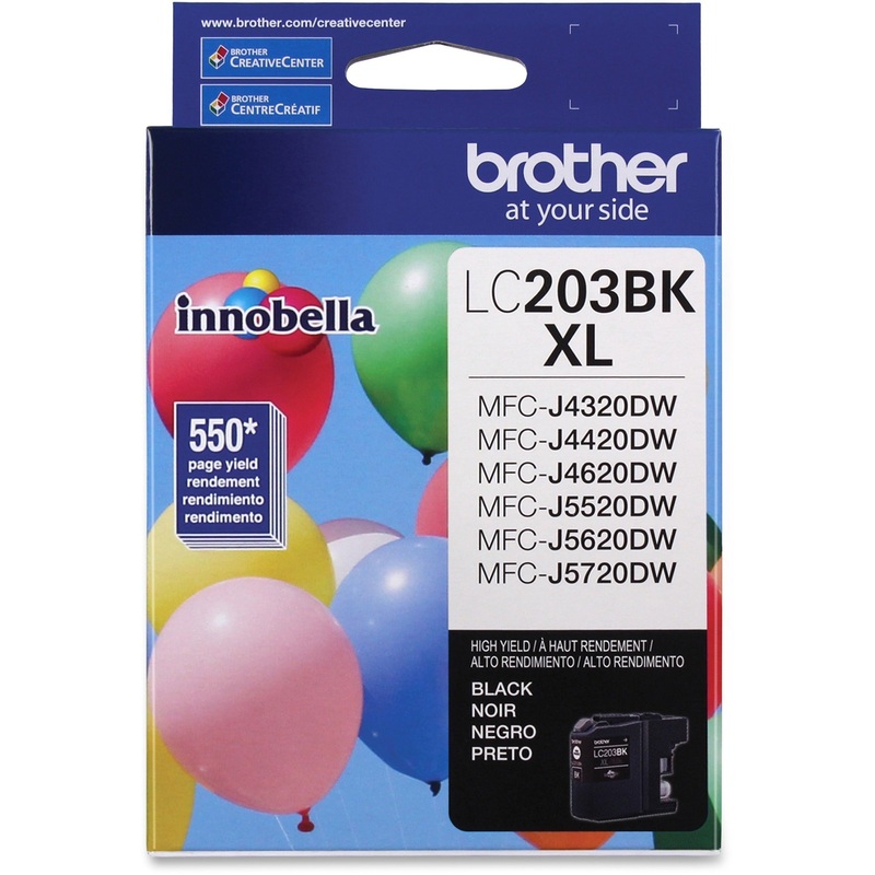 Brother Genuine Innobella LC203BK High Yield Black Ink Cartridge – BRTLC203BK