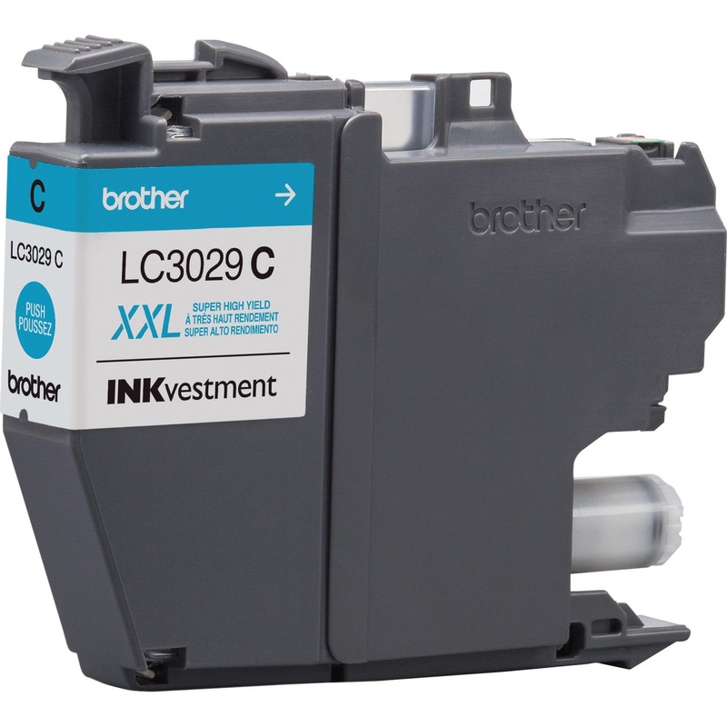 Brother Genuine LC3029C INKvestment Super High Yield Cyan Ink Cartridge – BRTLC3029C