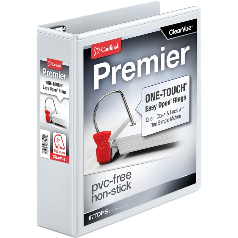 Cardinal EasyOpen Clearvue Slant D-Ring Binders – CRD10320