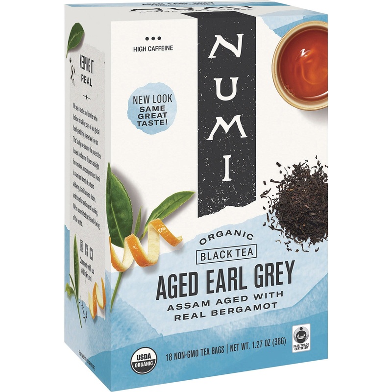 Numi Aged Organic Earl Grey Black Tea Bag – NUM10170