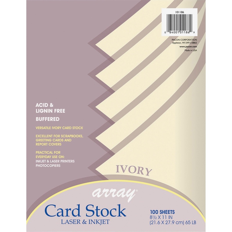 Pacon Card Stock Sheets – PAC101186