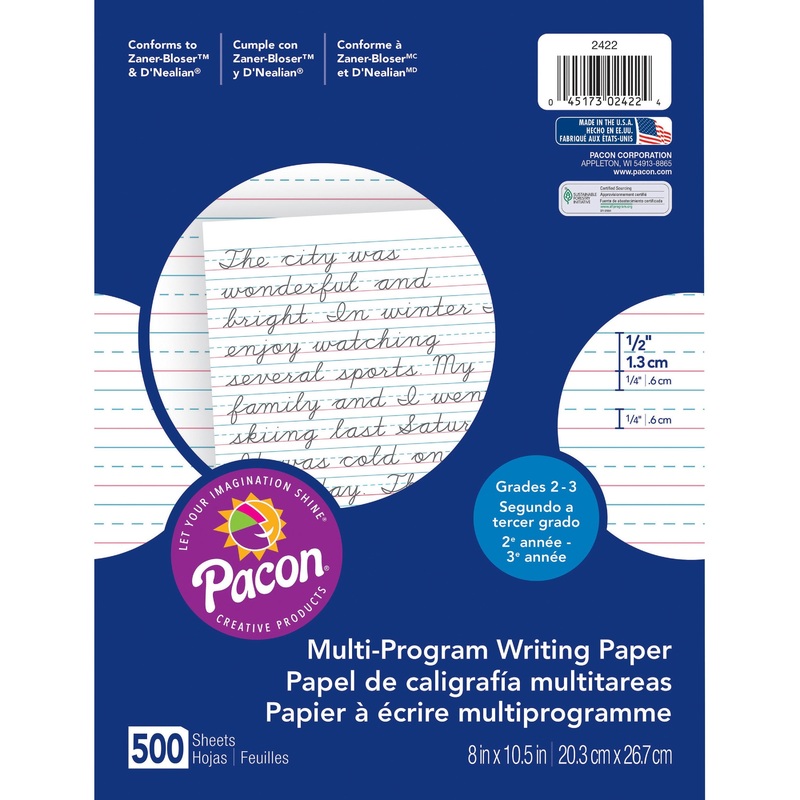 Pacon Multi-Program Handwriting Papers – PAC2422