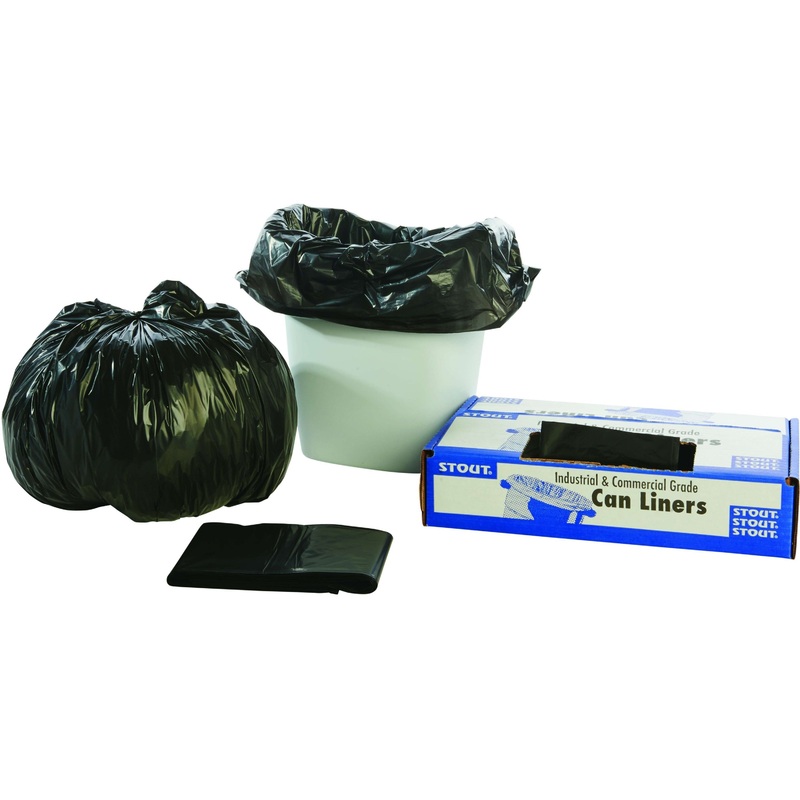Stout Recycled Content Trash Bags – STOT2424B10