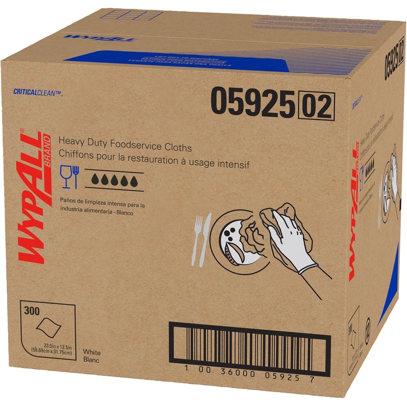 Wypall Critical Clean High Capacity Heavy Duty Foodservice Cloths – KCC05925
