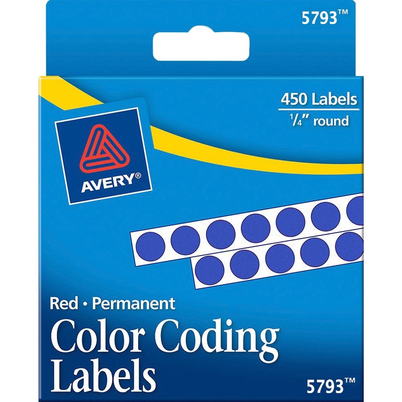 Avery 1/4 Color-Coding Labels – AVE05793