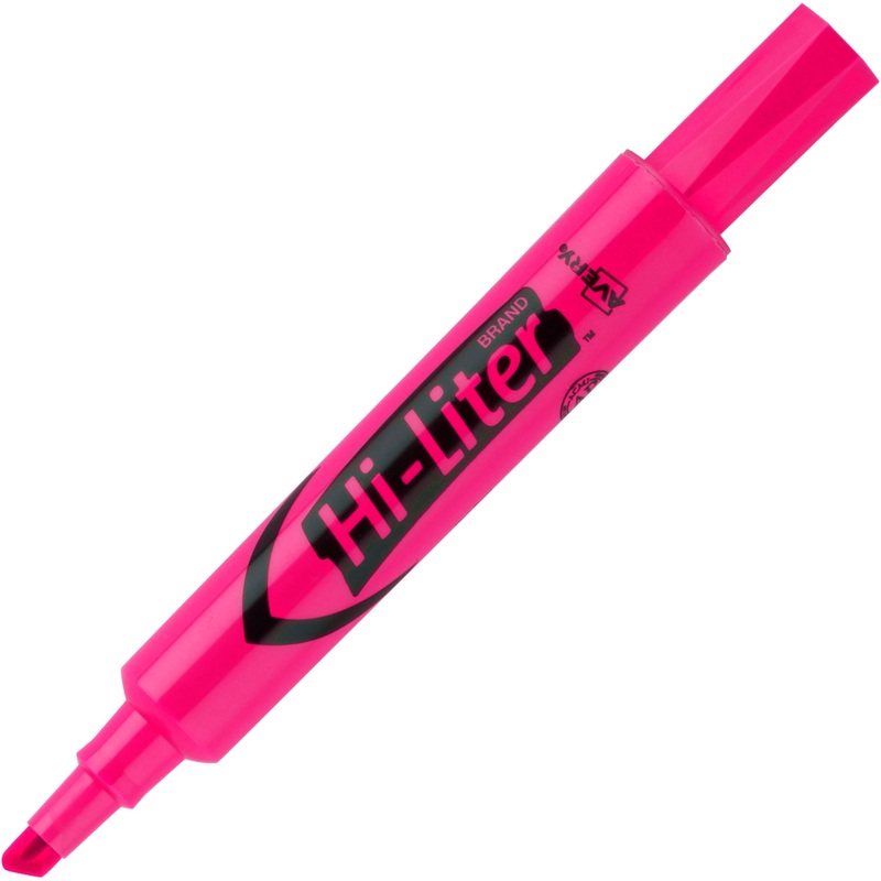 Avery Desk-Style, Fluorescent Pink, 1 Count (24010) – AVE24010