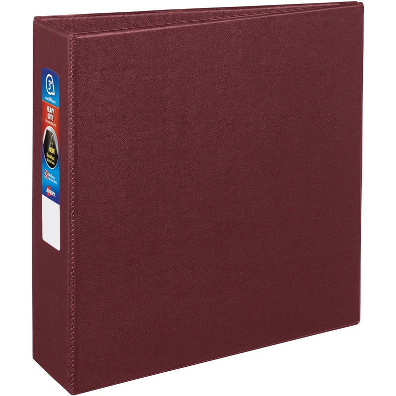 Avery Heavy-Duty Maroon 3 Binder (79363) – AVE79363