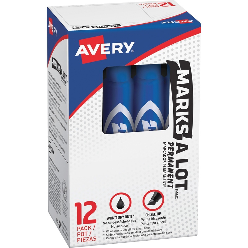 Avery Marks-A-Lot Desk-Style Permanent Markers – AVE07886