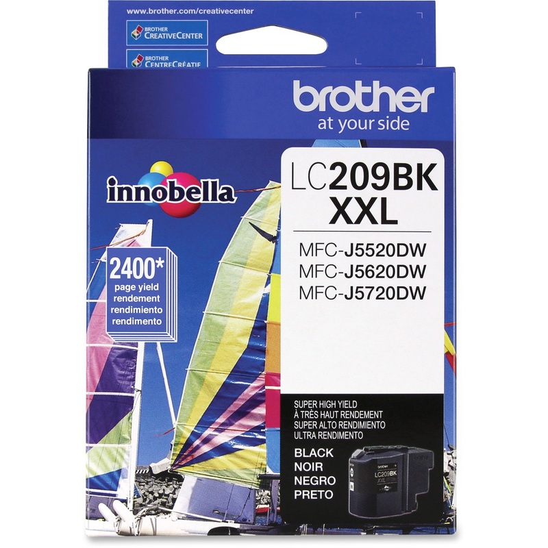 Brother Genuine LC209BK Super High Yield Black Ink Cartridge – BRTLC209BK