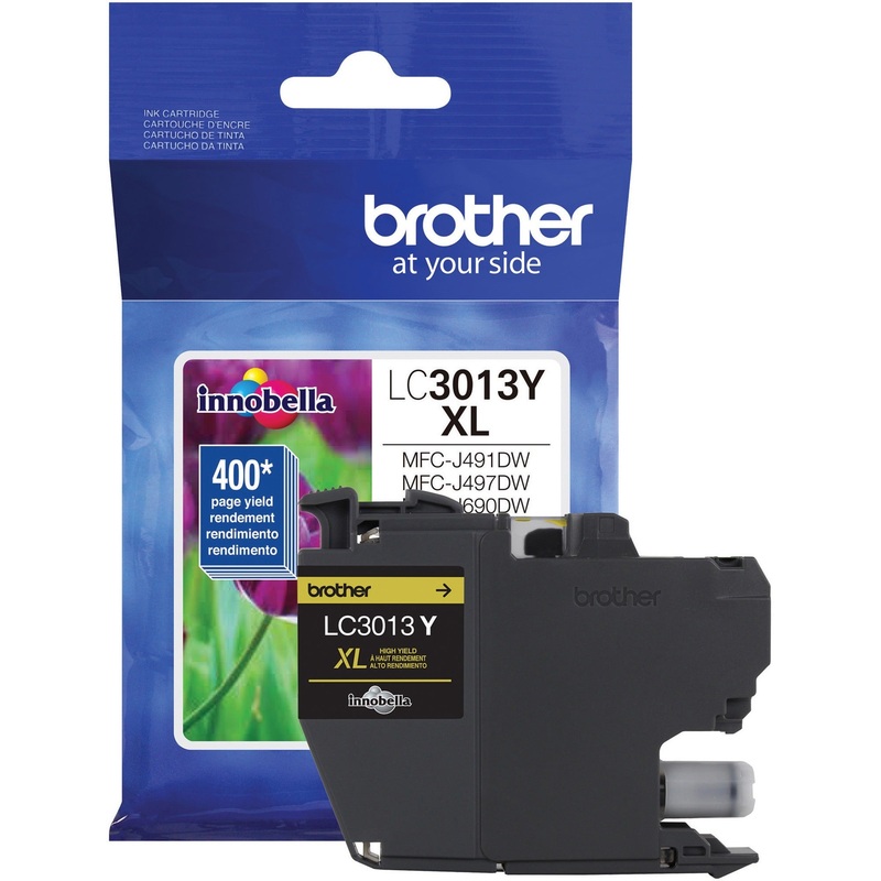 Brother LC3013Y Original High Yield Inkjet Ink Cartridge – Single Pack – Yellow – 1 Each – BRTLC3013Y