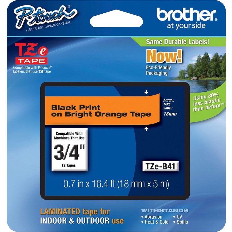 Brother P-touch TZe 3/4 Laminated Lettering Tape – BRTTZEB41