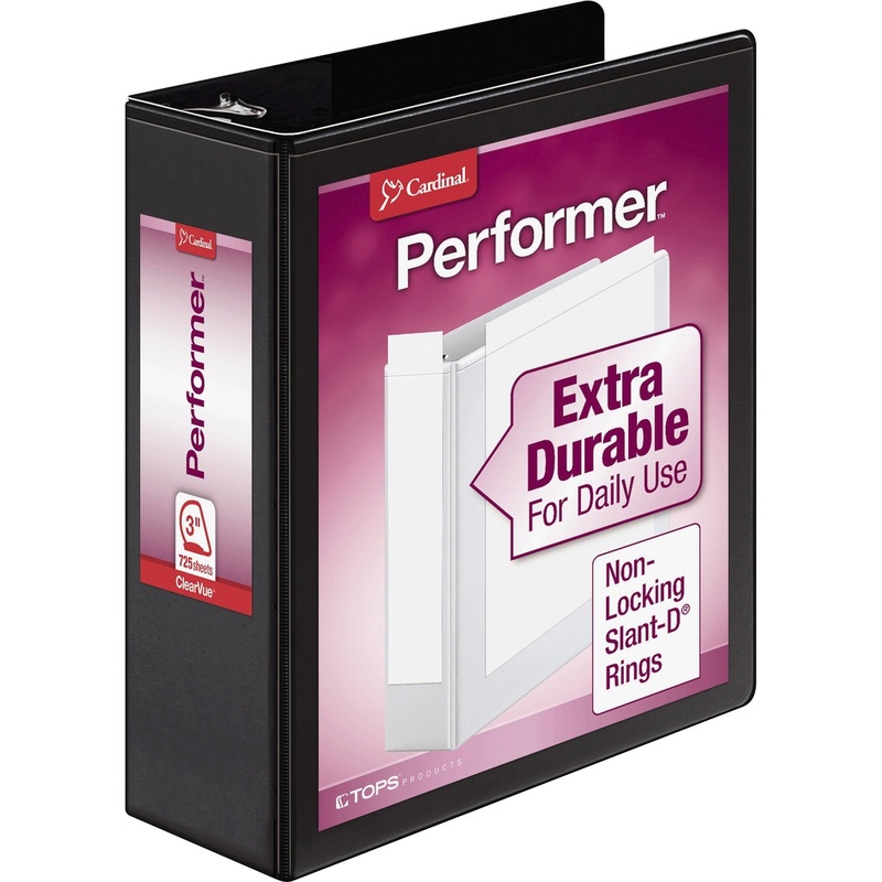 Cardinal Performer ClearVue Slant-D Ring Binder – CRD17601