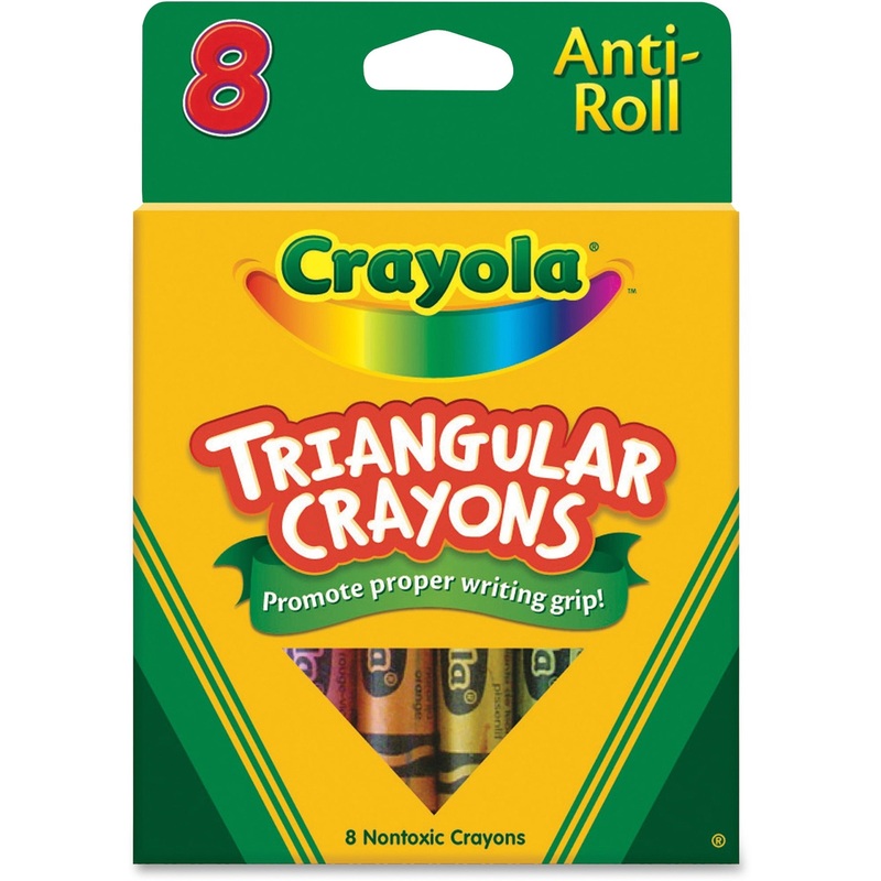 Crayola Triangular Anti-roll Crayons – CYO524008