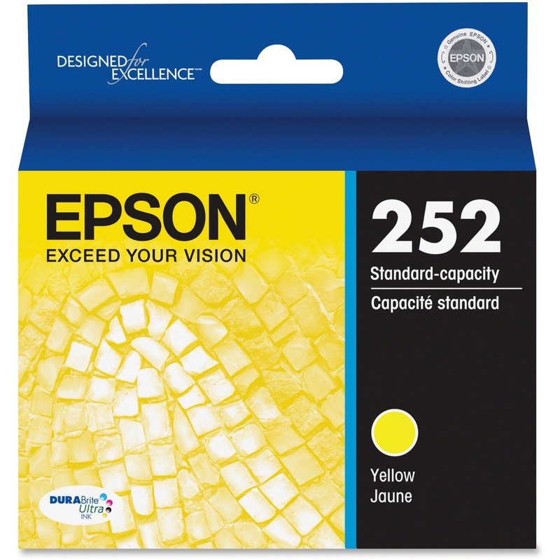 Epson DURABrite Ultra T252420 Original Standard Yield Inkjet Ink Cartridge – Yellow – 1 Each – EPST252420S
