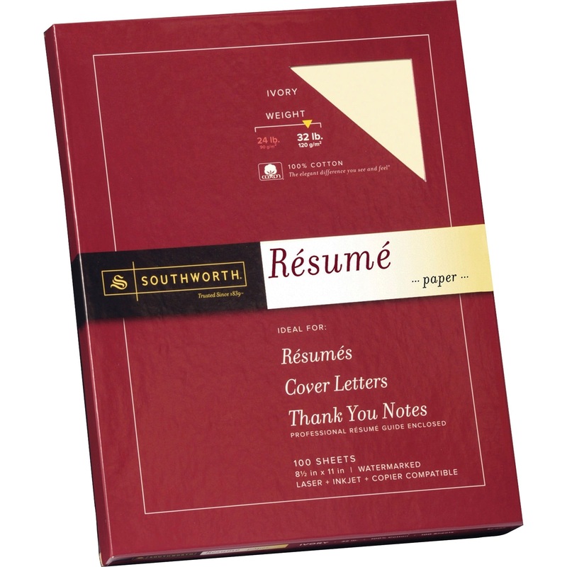 Southworth 100% Cotton Resume Paper – SOURD18ICF